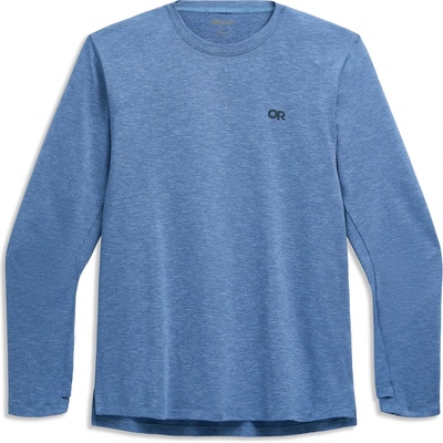 Outdoor Research Мъжка спортна тениска Outdoor Research ActiveIce Spectrum Sun Long Sleeve Tee Sport shirt - Ascent Blue Heather - размер XXL (216-8528-0215)
