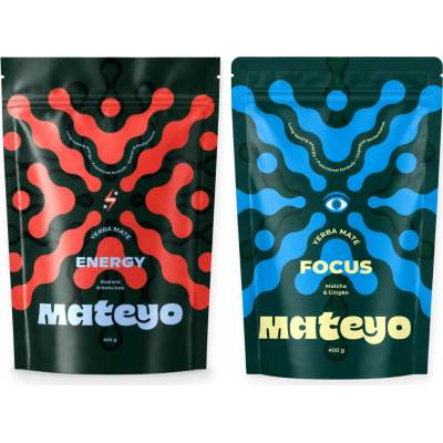 Ochutnávkový set Mateyo Energy + Focus 400 g