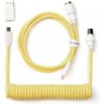 Keychron Cable Coiled Aviator USB-C Yellow (CAB-16)