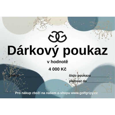 Dárková poukaz v hodnotě 4 000 Kč