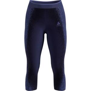 Odlo Дамско синтетично термобельо Odlo Women's BL Bottom 3/4 Performance Warm Blackcomb Synthetic base layer - Skipper Blue - размер XS (114-3616-0211)
