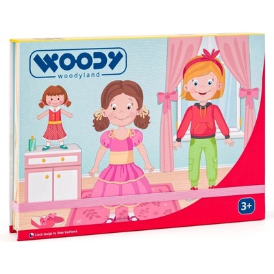 Woody Krabička s magnetickými tvarmi - Módny salón