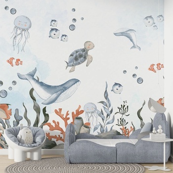 Image 1 of Art Gift Decor Детски фототапет - Морски ритми