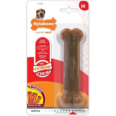 Nylabone hračka Extreme kosť slanina M