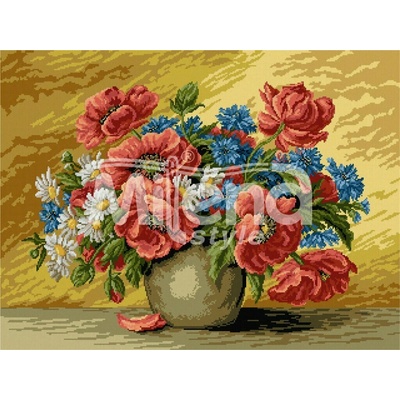 Milena Style Пролетна картина - гоблен със схема конци Ariadna 1: 1