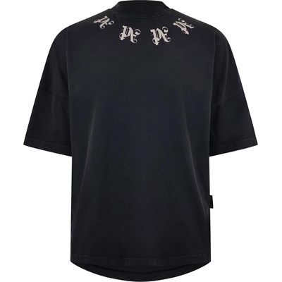Palm angels Тениска PALM ANGELS Statement Monogram T-Shirt - Black/Grey