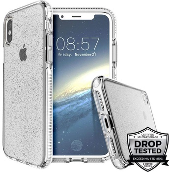 Prodigee SuperStar Case - хибриден кейс с висока степен на защита за iPhone XS, iPhone X (прозрачен)
