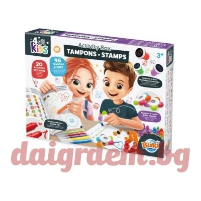Buki France Творчески комплект Кутия с печати и активности, buki fk012 (bkfk012)