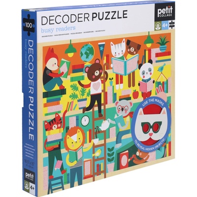 Petit collage knižnica 100 ks s 3D okuliarmi