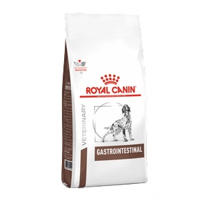 Royal Canin Gastro Intestinal - лeчебна храна за контрол на храненето на кучетата, формулирана за намалява острите нарушения в чревната абсорбция и да поддържа хранително възстановяване след болест 2кг