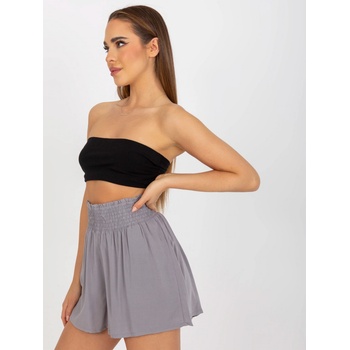 VZDUŠNÉ šortky D73761M62238KA-GREY ŠEDÉ