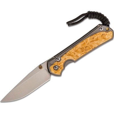 Chris Reeve Small Sebenza 31 Inlay Box Elder Glass Blasted MagnaCut