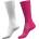 Karrimor Мъжки чорапи Karrimor 2 Pack Marathon Performance Socks Mens - White/Pink