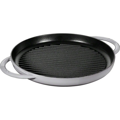 Staub Okrúhly liatinový gril 22 cm, tmavosivá 1004926
