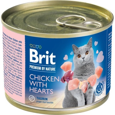 Brit Premium by Nature Chicken with Hearts 0,2 kg