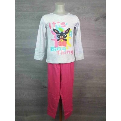 E plus M dívčí pyžamo zajíček Bing růžová