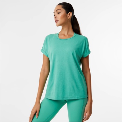 USA Pro Дамска тениска USA Pro Short Sleeve Sports T-Shirt Womens - Dusky Green