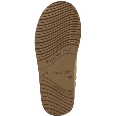 Велурени апрески Emu Australia Stinger Micro Flatform в бежово W13082. ALMO (W13082.ALMO)