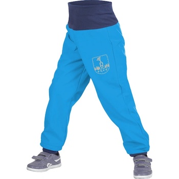 Unuo Batolecí softshellové kalhoty s fleecem Tyrkysové reflexní obrázek Evžen