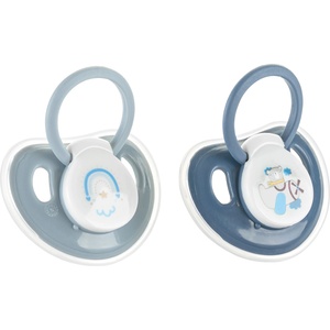 Lorelli Силиконова залъгалка с капаче Lorelli My Friend - 2 броя, 0 м+, Cameo Blue (10220710004) - ozone