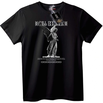 NOONEBRAND Тениска Angel Street Culture - 2XL, White