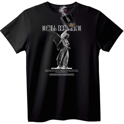 NOONEBRAND Тениска Angel Street Culture - 2XL, White