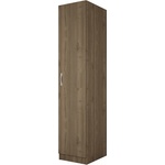 Bogdan Furniture I Еднокрилен гардероб Mod 1010, Орех адмирал