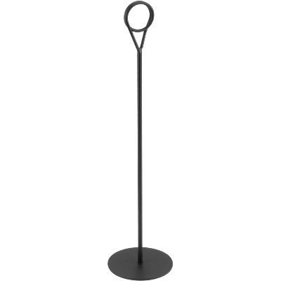 Horecano HORECANO-HELLA BLACK-Стойка за информационна табелка h25cm (HC-3940) (013940)