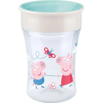 Nuk Преходна чаша Nuk - Magic Cup, 8 m+, 230 ml, Peppa Pig (10255009)