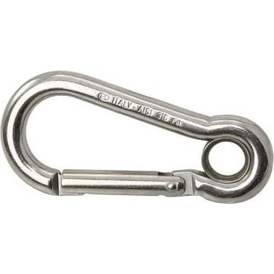 Kong Carbine Hook Stainless Steel AISI316 Key-Lock with Thimble 11 mm