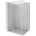 Mexen Lunar L Duo лява душ кабина 100 x 90 cm, прозрачна, златна четка - 834L-100L-090P-55-00 (834L-100L-090P-55-00)