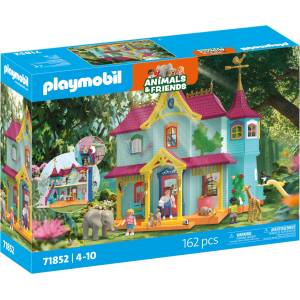 PLAYMOBIL | Animals & Friends | Colorful Animal Villa | Toy for ages 4 and up | Gift for children | Promotes creativity & interaction with animals | Includes animals, figures & accessories | 71852 (71852)