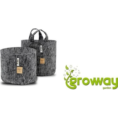 Textilní květináč ROOT POUCH GREY objem: 12l