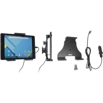 Brodit držák do auta na tablet nastavitelný, USB-C, s nabíjením/USB, 140-195mm