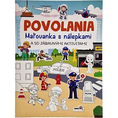 Povolania Maľovanka s nálepkami