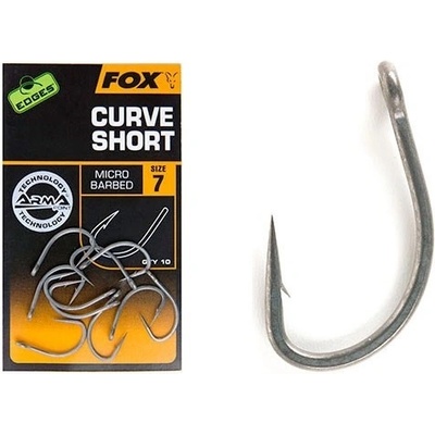 Fox Edges Arma Point Curve Shank Short vel.4 10 ks