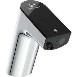 Ideal Standard Intelliflow - Електронен кран за умивалник, за студена вода, захранване с батерии, хромиран A7859AA (A7859AA)