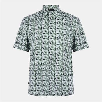 Image 1 of Farah Блуза с яка Farah Men's Trawick Short-Sleeve Performance Polo Shirt - Harbour Mist