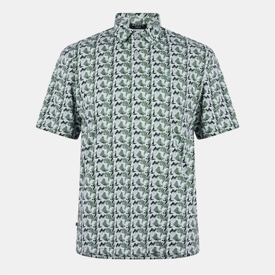 Farah Блуза с яка Farah Men's Trawick Short-Sleeve Performance Polo Shirt - Harbour Mist