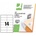 Q-Connect Universal labels Q-CONNECT, 105x42, 3mm, straight, white 100 pcs
