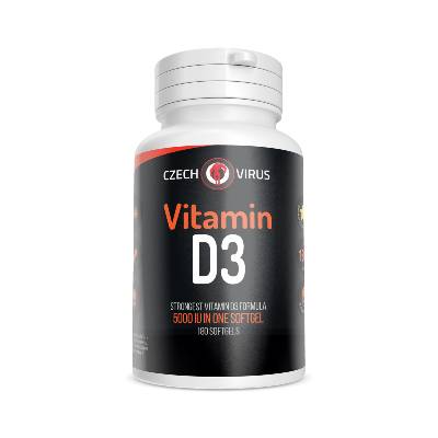 Czech Virus Vitamin D3 180 kapslí