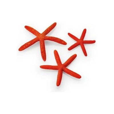 BiOrb Star Fish Decor set červená 12, 10 a 8 cm