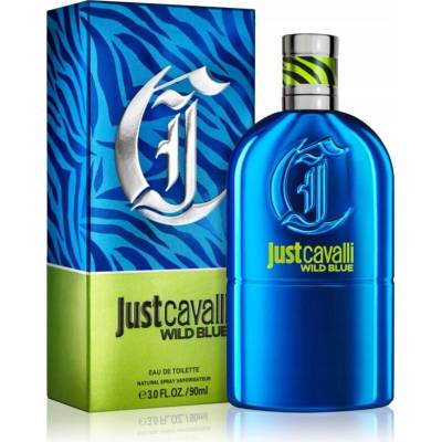 Roberto Cavalli Just Cavalli Wild Blue toaletní voda pánská 90 ml
