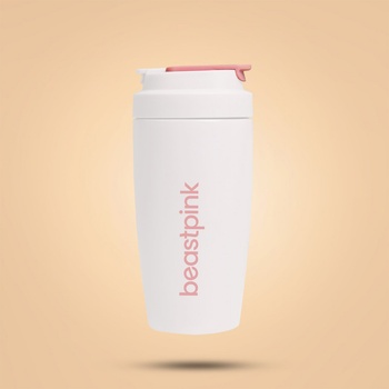 GymBeam BeastPink Термочаша 500 ml White