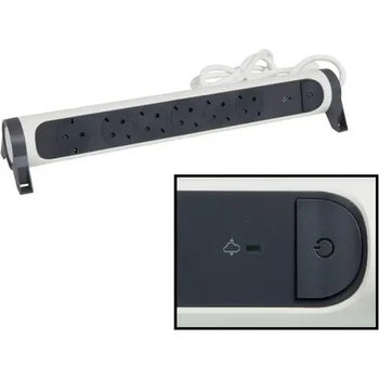 Image 1 of Legrand РАЗКЛОНИТЕЛ 6х ШУКО КАБЕЛ 1, 5м С ЗАЩИТА legrand - БЯЛ/СИВ (lg-694509)