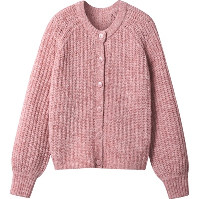 esmara Dámský pletený kardigan s podílem vlny světle růžová – Zboží Dáma