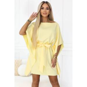 Numoco Широка рокля в жълт цвят, модел 287-41nmc-2801 - Жълт, размер l/xl
