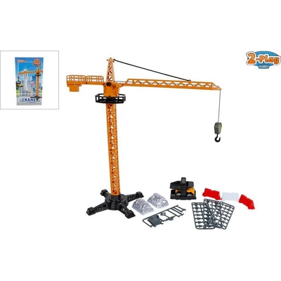 Mikrotrading Jeřáb 40 cm s vozidlem a 50 ks doplňků