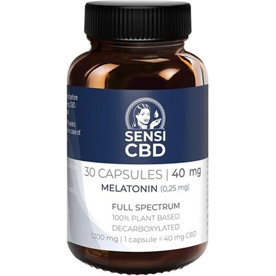 Sensi Seeds CBD melatoninové kapsle 40 mg 30 ks