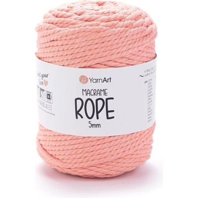 Yarn Art Macrame Rope 5 mm 767 lososová